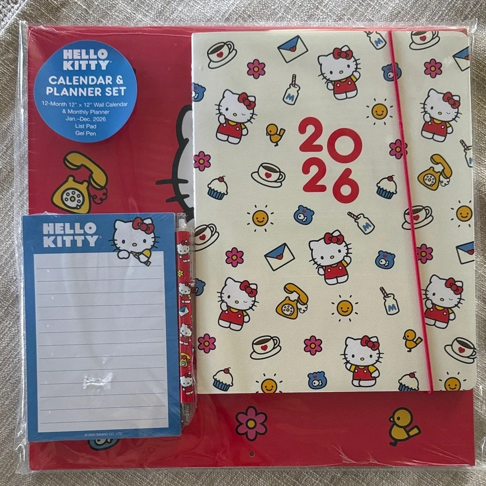 Hello Kitty 2026 Calendar & Planner Set